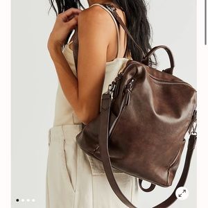 Free People Vegan Leather Backpack